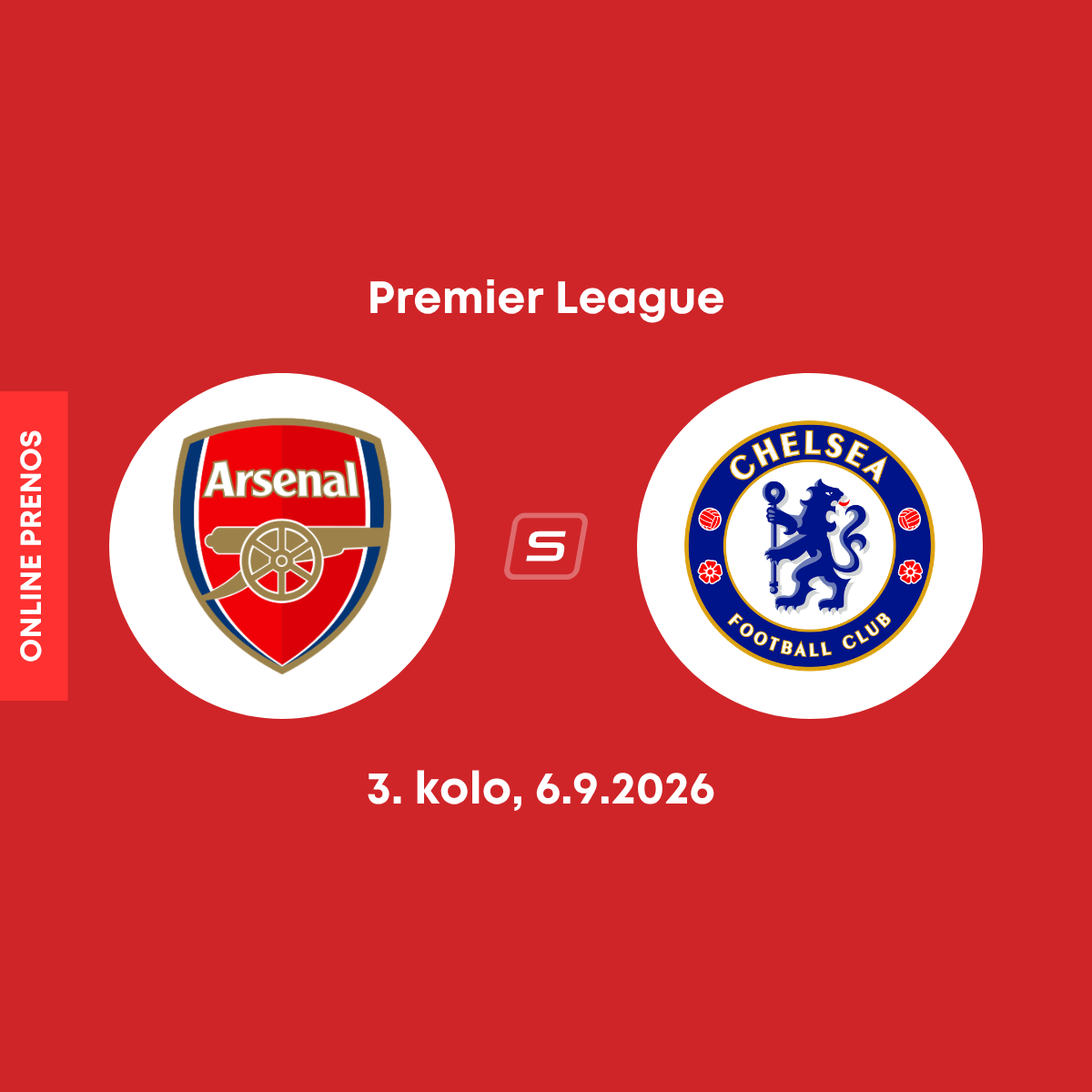 ONLINE: Arsenal FC - Chelsea FC dnes, Premier League LIVE (3. kolo)