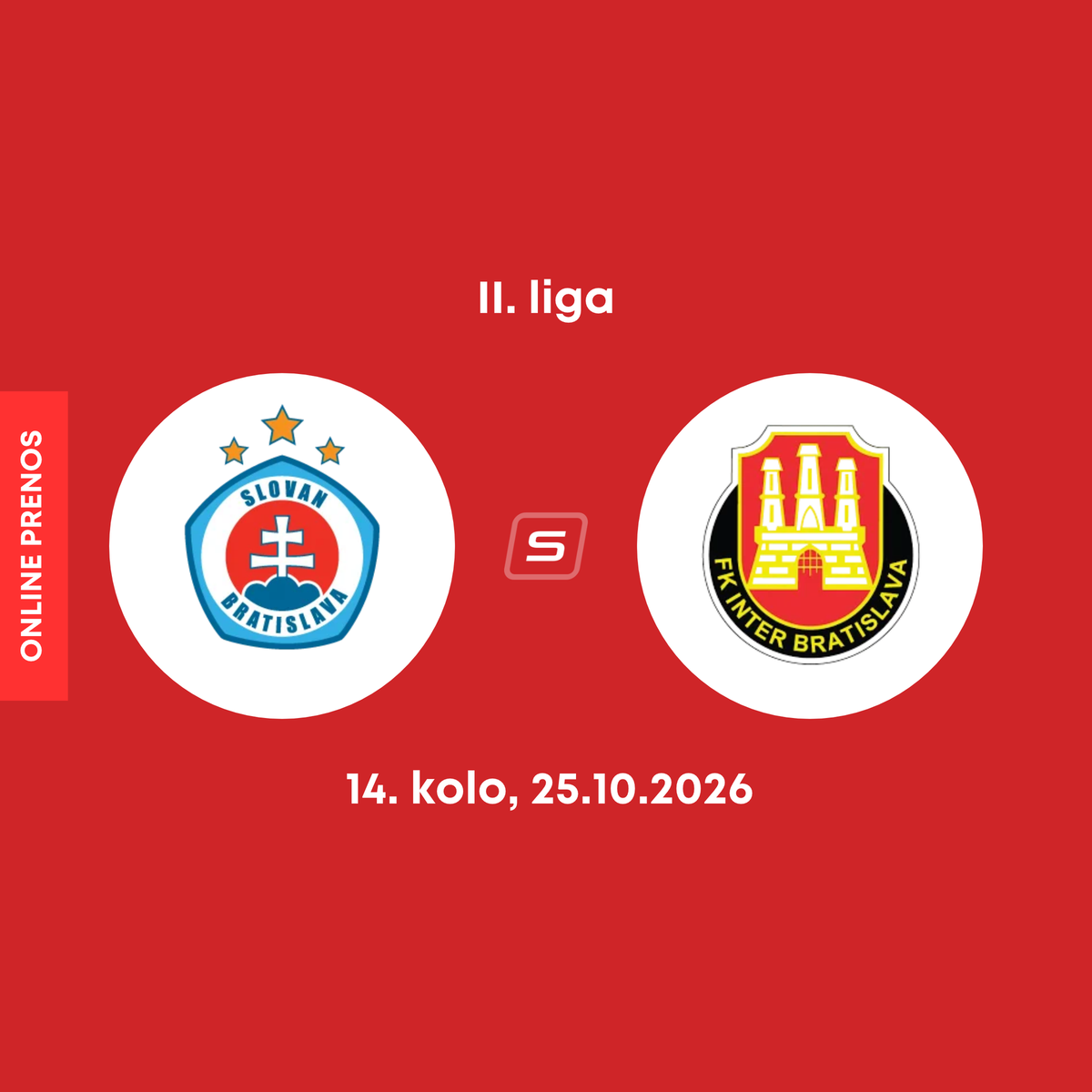 Slovan U21 Leads Inter Bratislava 2-1 After First Half