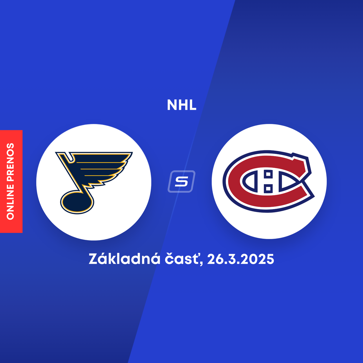 St. Louis Blues - Montreal Canadiens: ONLINE prenos zo zápasu NHL.