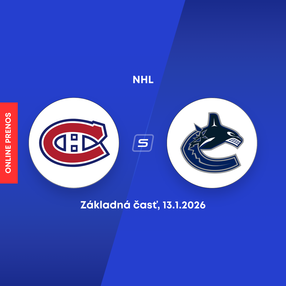 Montreal Canadiens - Vancouver Canucks: ONLINE prenos zo zápasu NHL.