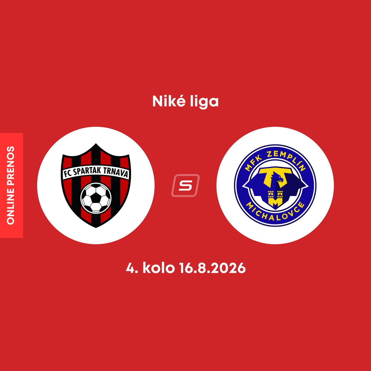 FC Spartak Trnava - MFK Zemplín Michalovce: ONLINE prenos zo zápasu 4. kola Niké ligy.