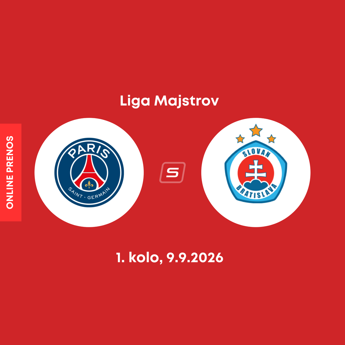 Paríž St. Germain - ŠK Slovan Bratislava: ONLINE prenos zo zápasu 1. kola ligovej fázy Ligy majstrov.