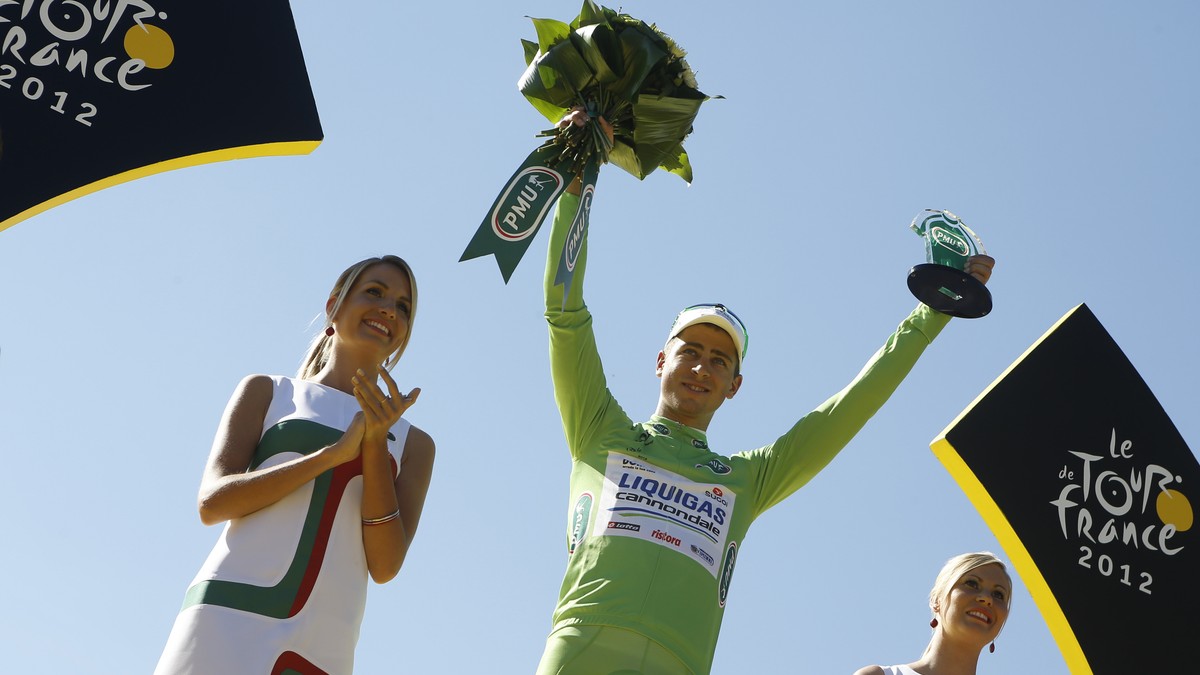 Peter Sagan v Paríži 2012.
