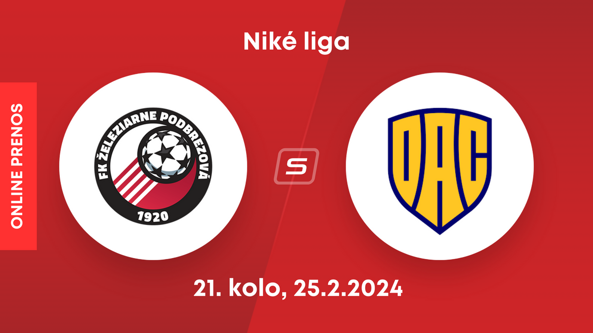 FK Železiarne Podbrezová - FC DAC 1904 Dunajská Streda: ONLINE prenos zo zápasu 21. kola Niké ligy. 