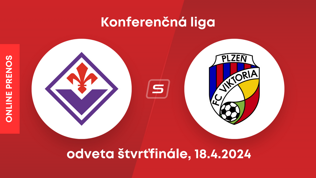 Fiorentina - Viktoria Plzeň: ONLINE prenos zo zápasu štvrťfinále  Európskej konferenčnej ligy.