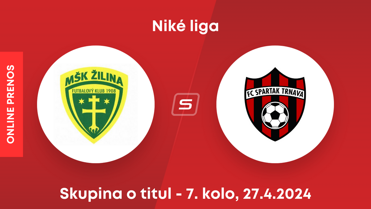 MŠK Žilina - FC Spartak Trnava: ONLINE prenos zo zápasu 7. kola skupiny o titul v Niké lige.