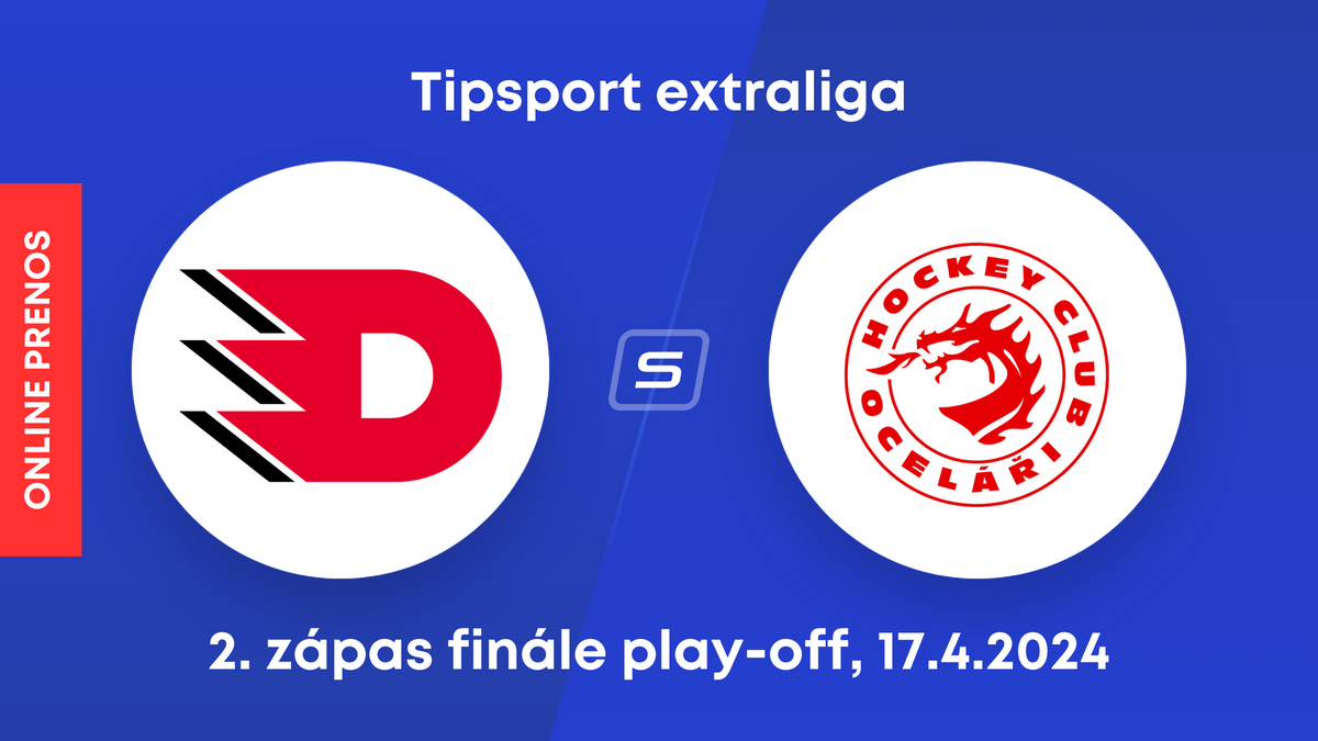 HC Dynamo Pardubice - HC Oceláři Třinec: ONLINE prenos z finále play-off Tipsport extraligy.