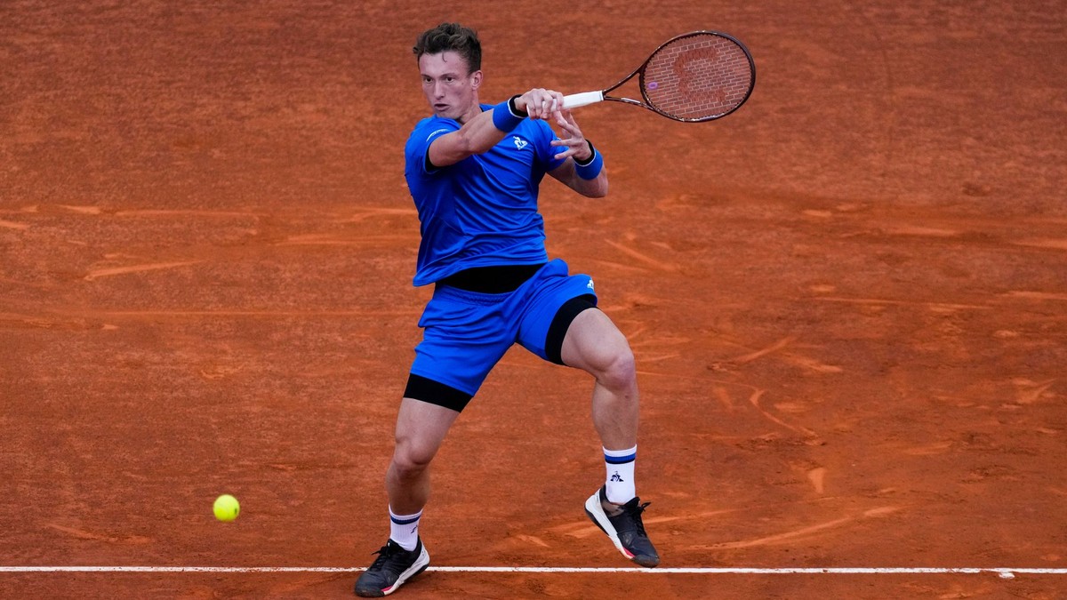 Český tenista Jiří Lehečka.