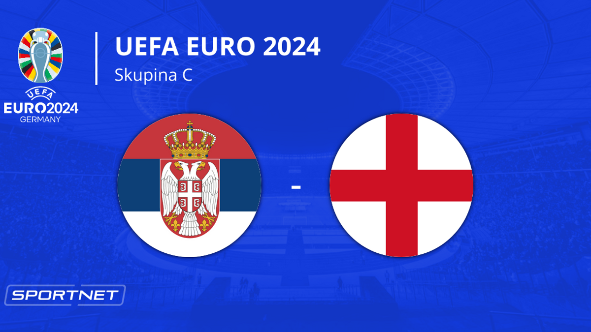 Srbsko - Anglicko: ONLINE prenos zo zápasu na EURO 2024 (ME vo futbale) v Nemecku.