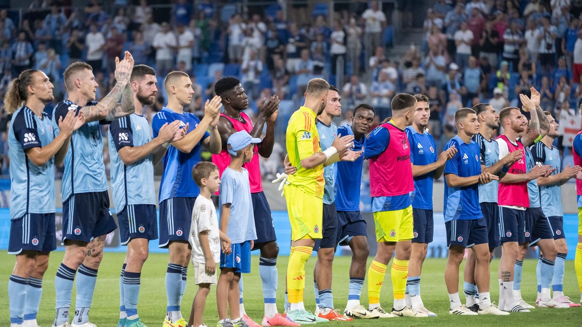 Na snímke futbalisti Slovana Bratislava.