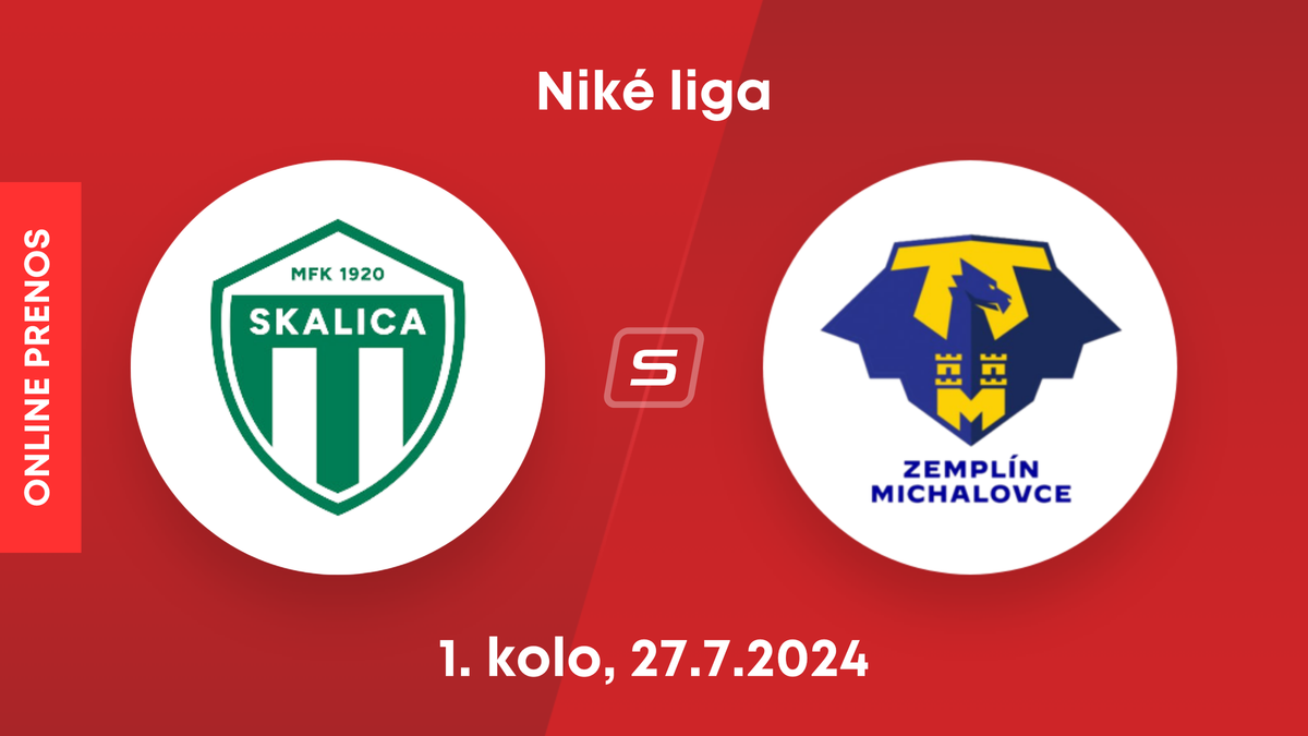 MFK Skalica - MFK Zemplín Michalovce: ONLINE prenos zo zápasu 1. kola v Niké lige.