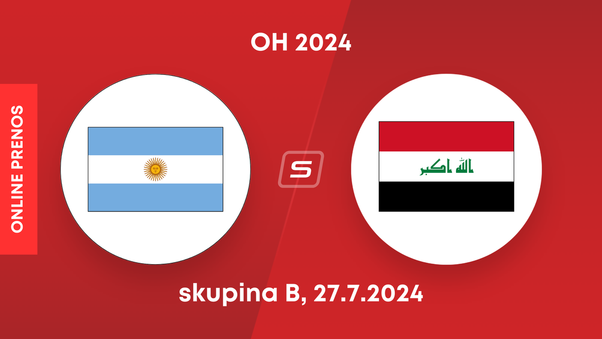 Argentína - Irak: ONLINE prenos zo zápasu na OH 2024.