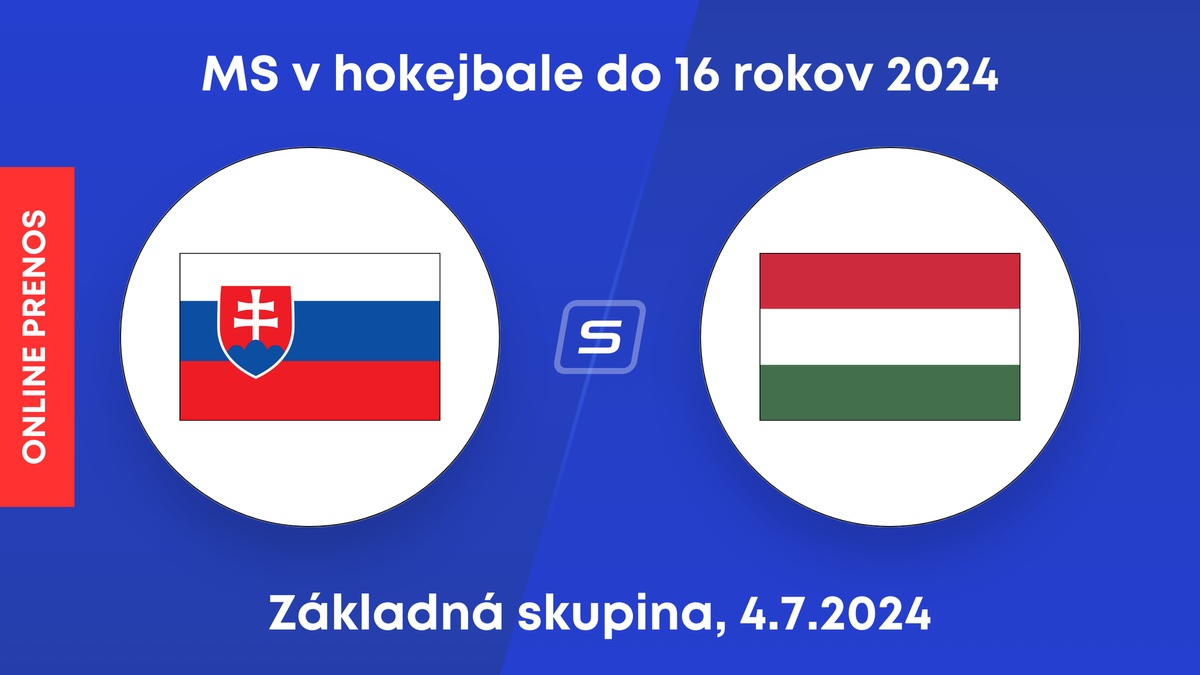 Slovensko - Maďarsko: LIVE STREAM zo zápasu MS v hokejbale do 16 rokov 2024. 