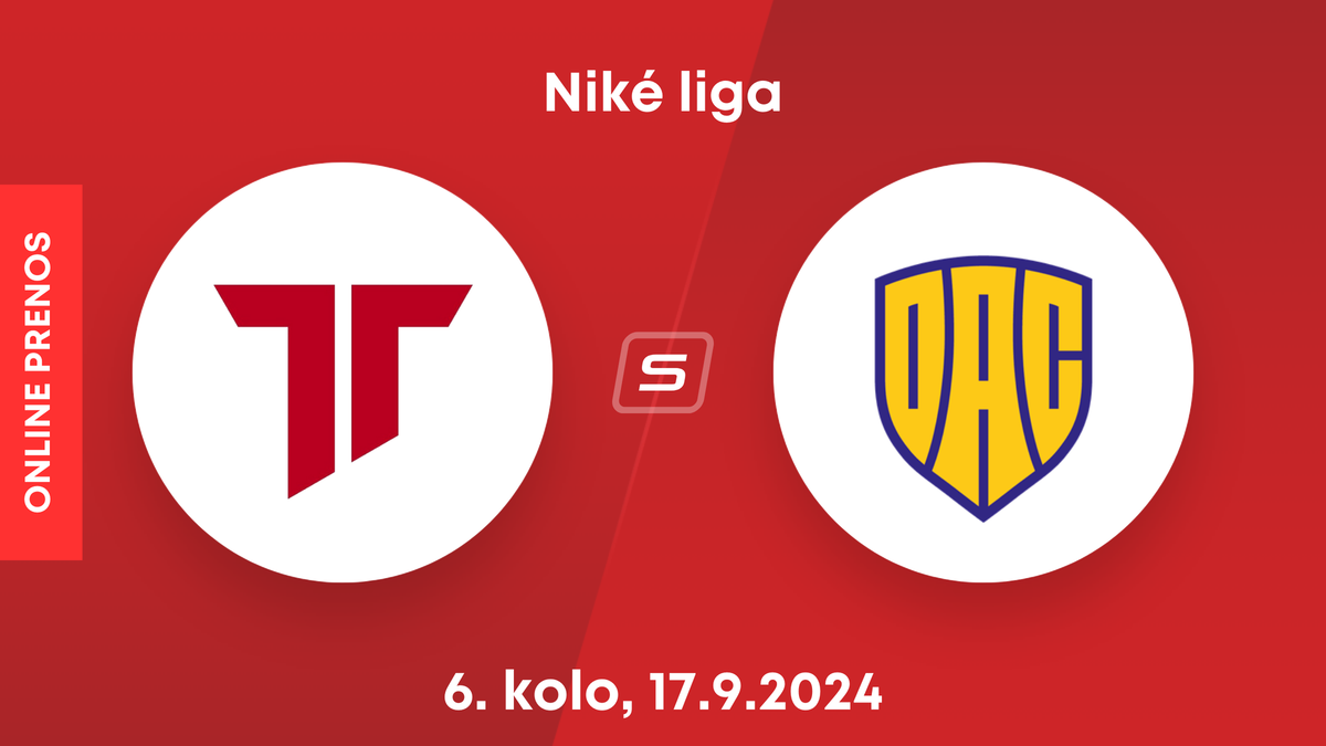 AS Trenčín - FC DAC 1904 Dunajská Streda: ONLINE prenos z dohrávky zápasu 6. kola Niké ligy.