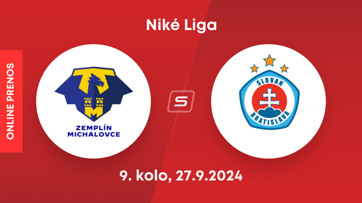 MFK Zemplín Michalovce - ŠK Slovan Bratislava: ONLINE prenos zo zápasu 9. kola Niké ligy.