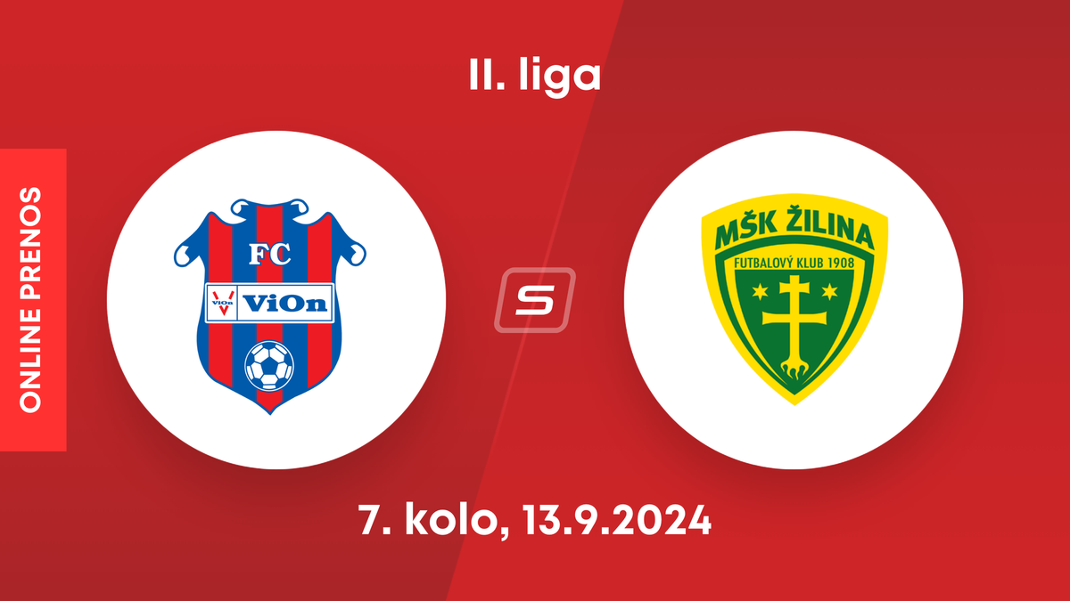 FC ViOn Zlaté Moravce - MŠK Žilina B: ONLINE prenos zo zápasu 7. kola II. ligy.