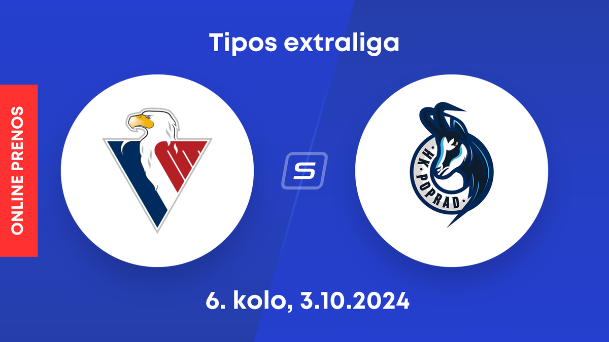 HC Slovan Bratislava - HK Poprad: ONLINE prenos zo zápasu 6. kola Tipos extraligy.