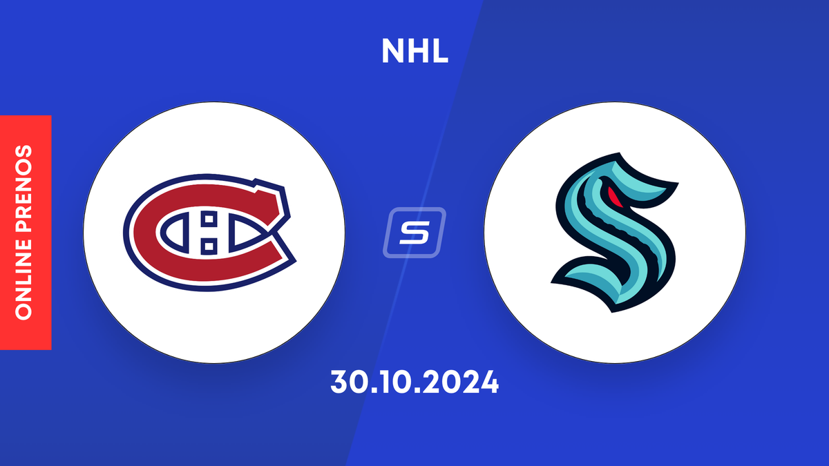 Montreal Canadiens - Seattle Kraken: ONLINE prenos zo zápasu NHL.