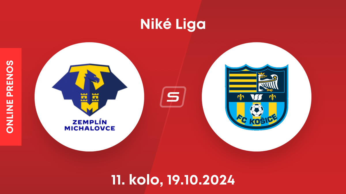 MFK Zemplín Michalovce - FC Košice: ONLINE prenos zo zápasu 11. kola Niké ligy.