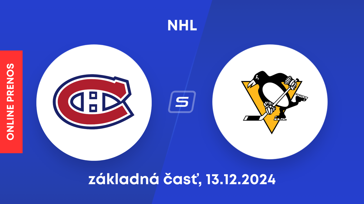 Montreal Canadiens - Pittsburgh Penguins: ONLINE prenos zo zápasu NHL.