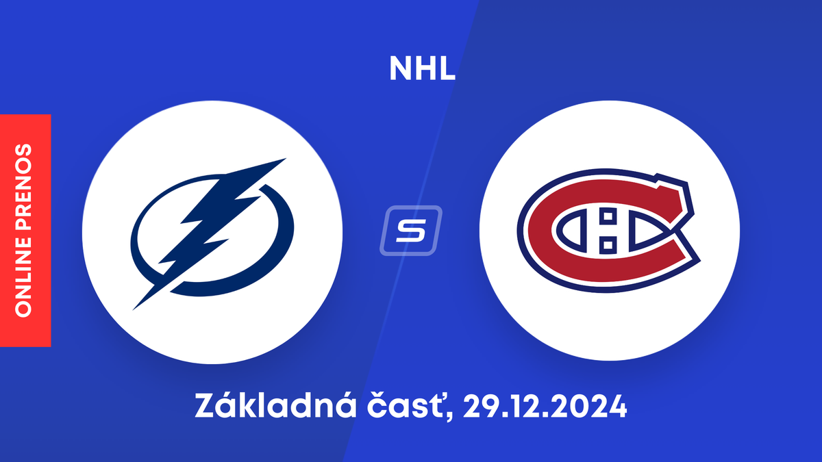 Tampa Bay Lightning - Montreal Canadiens: ONLINE prenos zo zápasu NHL.