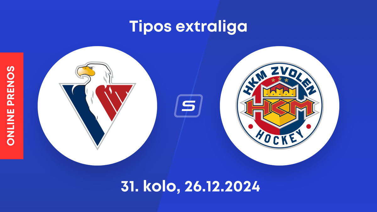 HC Slovan Bratislava - HKM Zvolen: ONLINE prenos zo zápasu 31. kola Tipos extraligy.