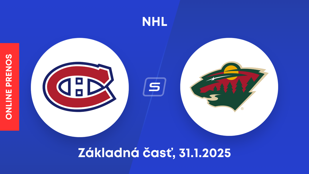 Montreal Canadiens - Minnesota Wild: ONLINE prenos zo zápasu NHL.