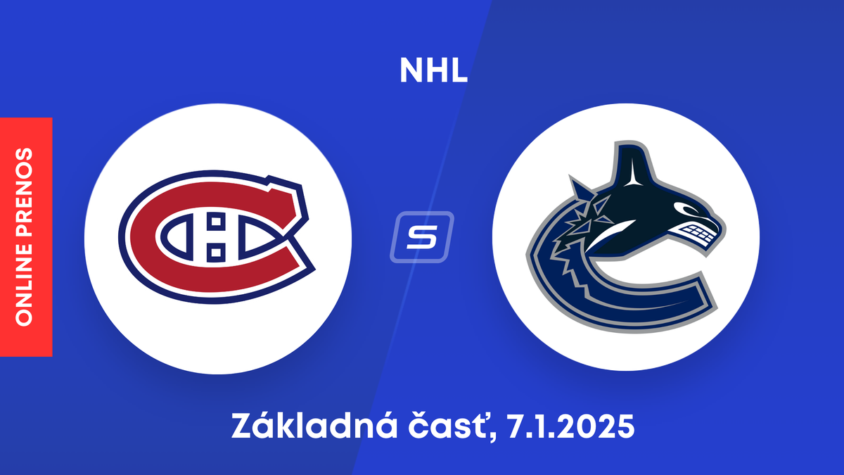 Montreal Canadiens - Vancouver Canucks: ONLINE prenos zo zápasu NHL.