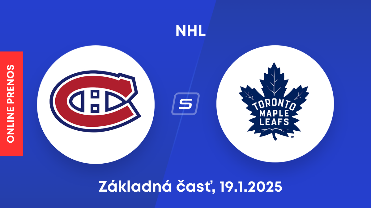 Montreal Canadiens - Toronto Maple Leafs: ONLINE prenos zo zápasu NHL.