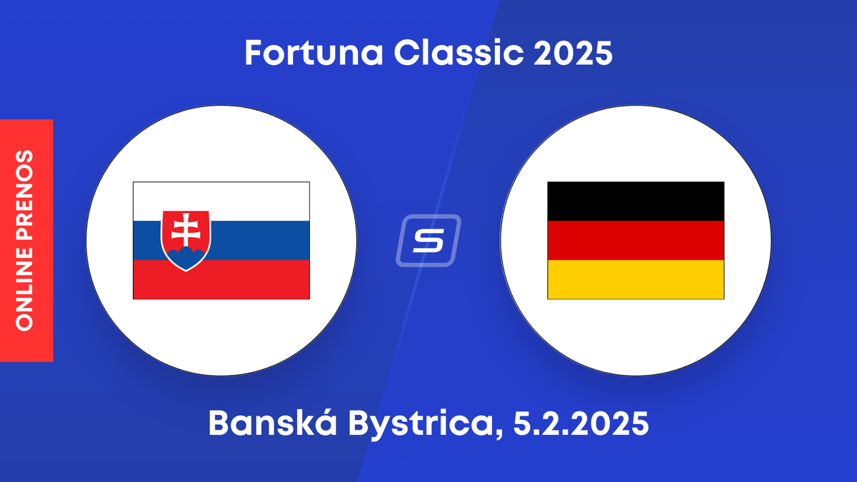 Slovensko vs. Nemecko: ONLINE prenos z prípravného zápasu v rámci podujatia Fortuna Classic (streda).