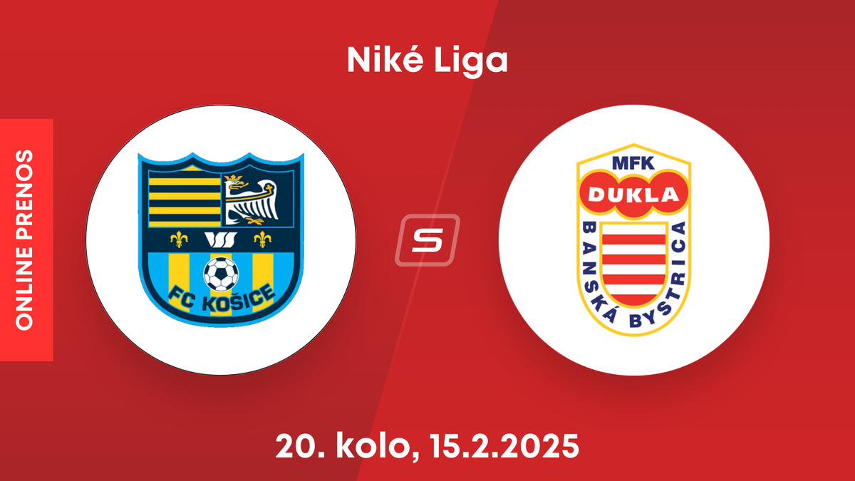 FC Košice - MFK Dukla Banská Bystrica: ONLINE prenos zo zápasu 20. kola Niké ligy.