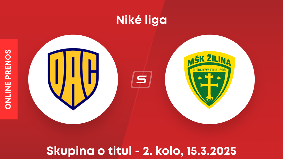 FC DAC 1904 Dunajská Streda - MŠK Žilina: ONLINE prenos zo zápasu 2. kola skupiny o titul v Niké lige.