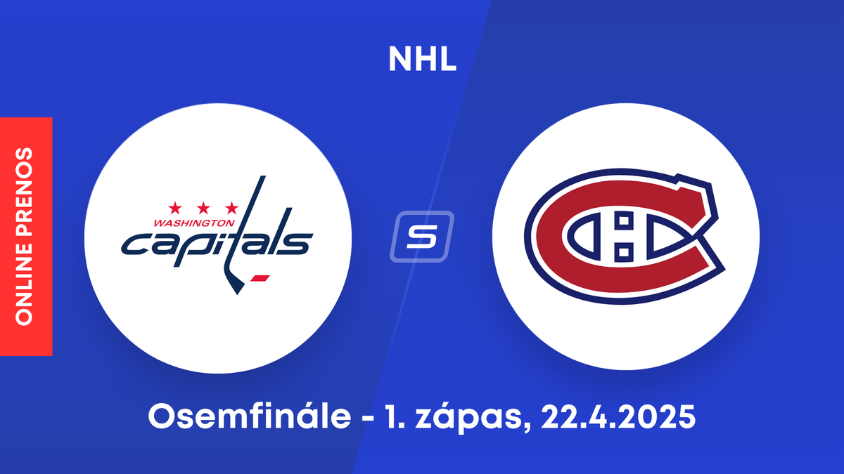 Washington Capitals - Montreal Canadiens: ONLINE prenos z 1. zápasu osemfinále NHL. 