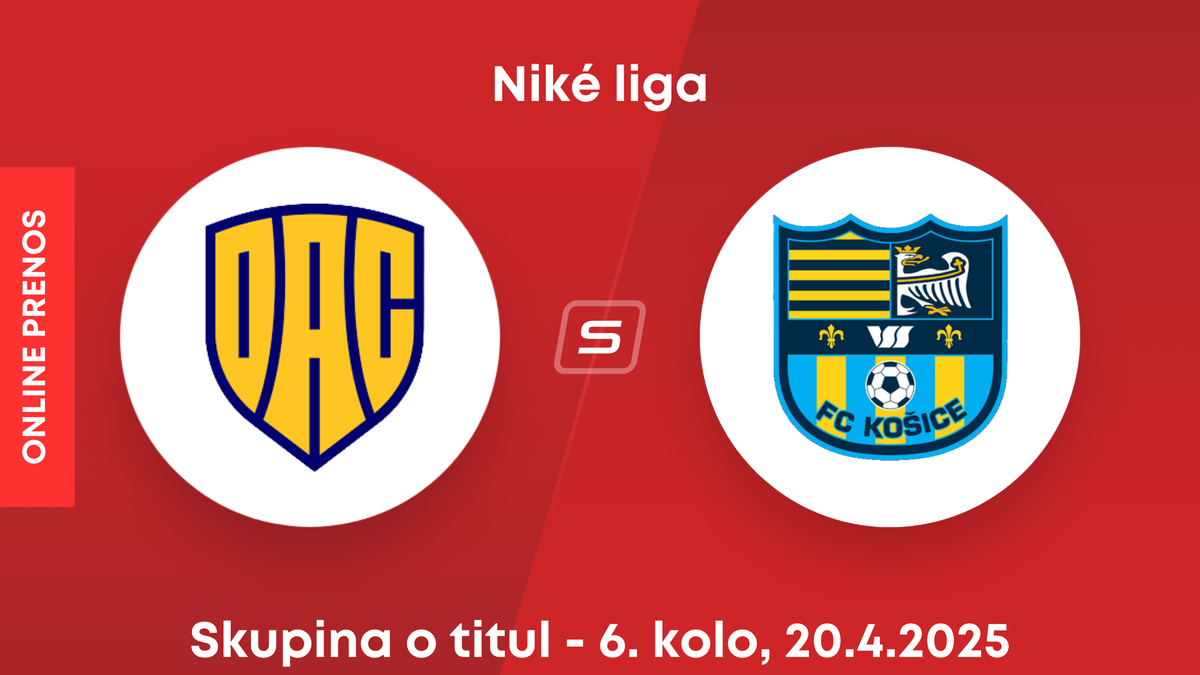 FC DAC Dunajská Streda - FC Košice: ONLINE prenos zo zápasu 6. kola skupiny o titul Niké ligy.
