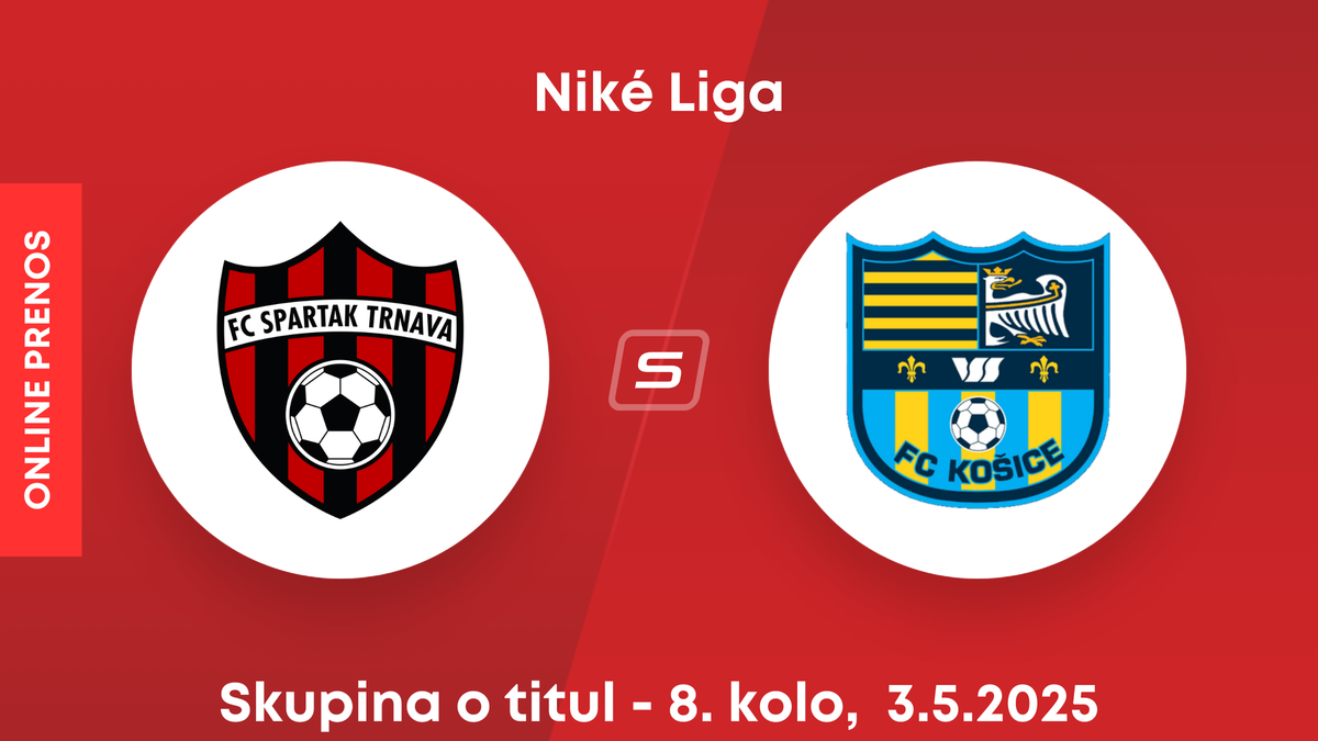 FC Spartak Trnava - FC Košice: ONLINE prenos zo zápasu 8. kola skupiny o titul Niké ligy.