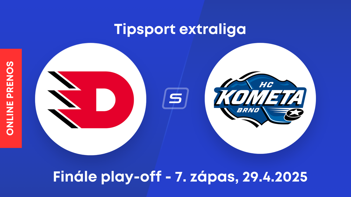 HC Dynamo Pardubice - HC Kometa Brno: ONLINE prenos zo 7. zápasu finále play-off českej Tipsport extraligy.