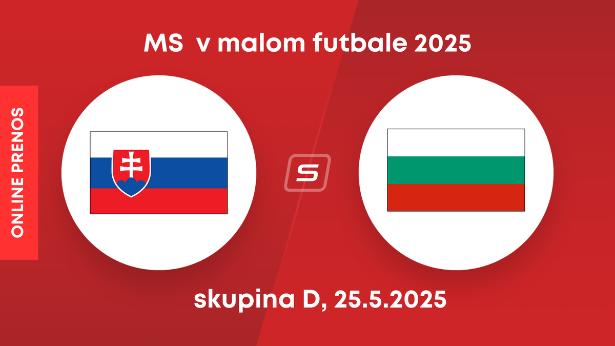Slovensko vs. Bulharsko: ONLINE prenos zo zápasu na MS v malom futbale 2025.