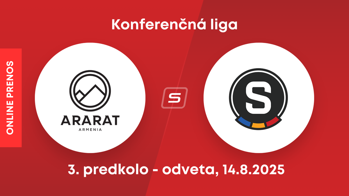 Ararat-Armenia - Sparta Praha: ONLINE prenos z odvetného zápasu 3. predkola Konferenčnej ligy