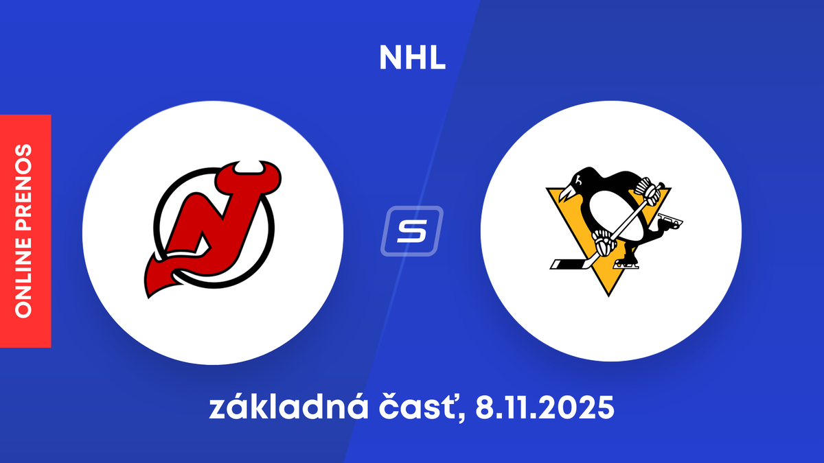 New Jersey Devils - Pittsburgh Penguins: ONLINE prenos zo zápasu NHL.