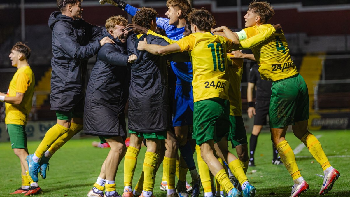 Mladí futbalisti MŠK Žilina.