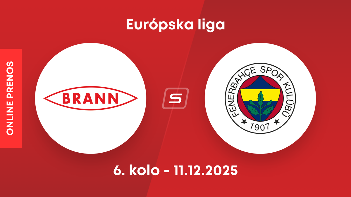 Brann Bergen - Fenerbahce Istanbul: ONLINE prenos zo zápasu Európskej ligy.