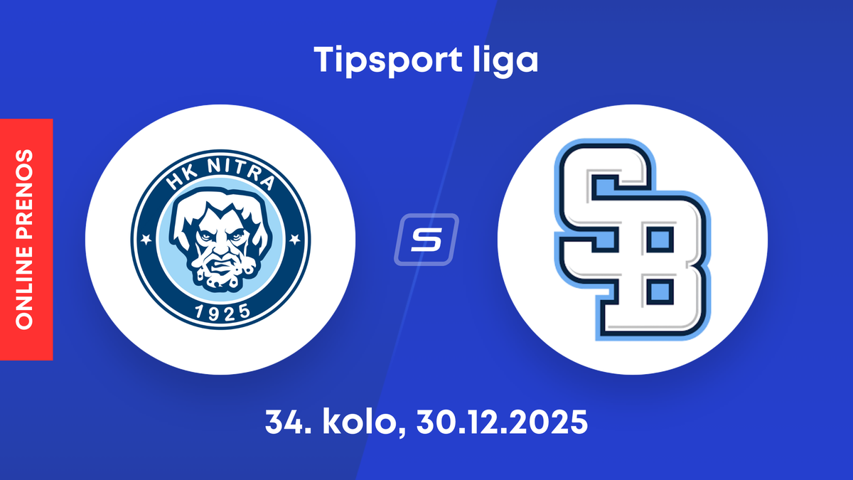 HK Nitra - HC Slovan Bratislava: ONLINE prenos zo zápasu 34. kola Tipsport ligy.