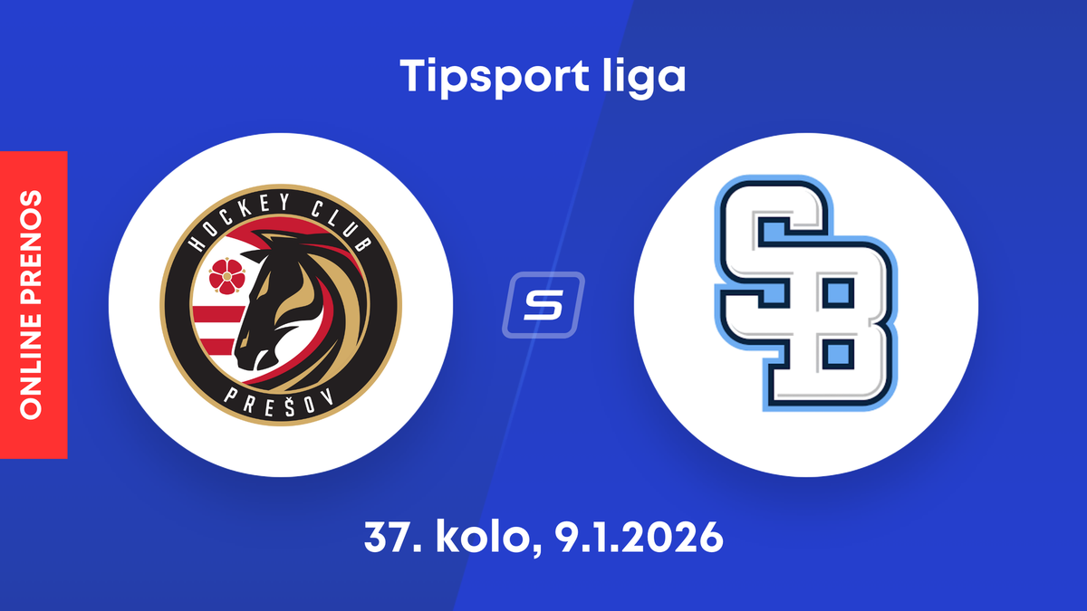 HC Prešov - HC Slovan Bratislava: ONLINE prenos zo zápasu 37. kola Tipsport ligy.