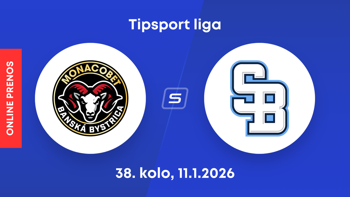HC MONACObet Banská Bystrica - HC Slovan Bratislava: ONLINE prenos zo zápasu 38. kola Tipsport ligy.