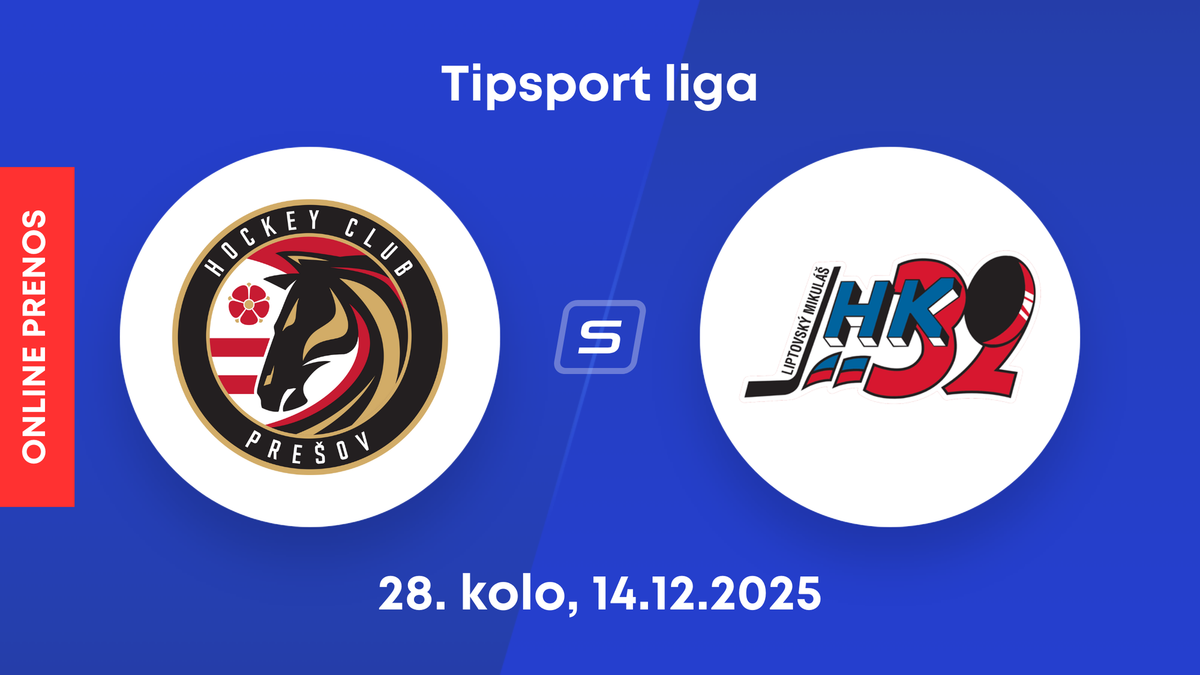 HC Prešov - Hk 32 Liptovský Mikuláš: ONLINE prenos zo zápasu 28. kola Tipsport ligy.