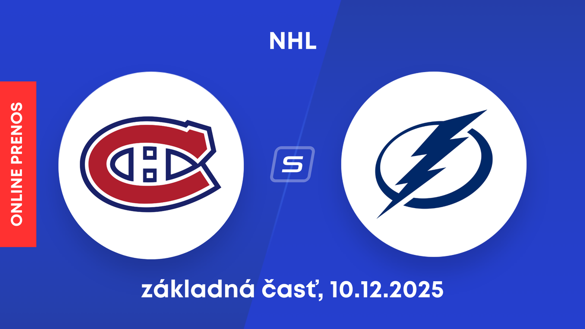 Montreal Canadiens - Tampa Bay Lightning: ONLINE prenos zo zápasu NHL.