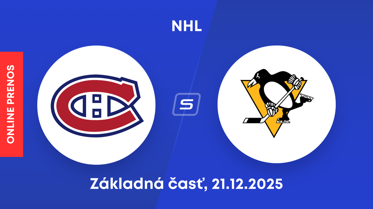 Montreal Canadiens - Pittsburgh Penguins: ONLINE prenos zo zápasu NHL.