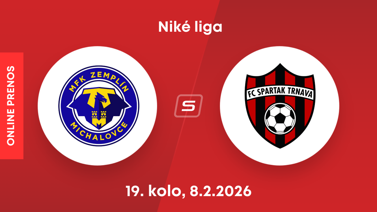 MFK Zemplín Michalovce - FC Spartak Trnava: ONLINE prenos zo zápasu 19. kola Niké ligy.