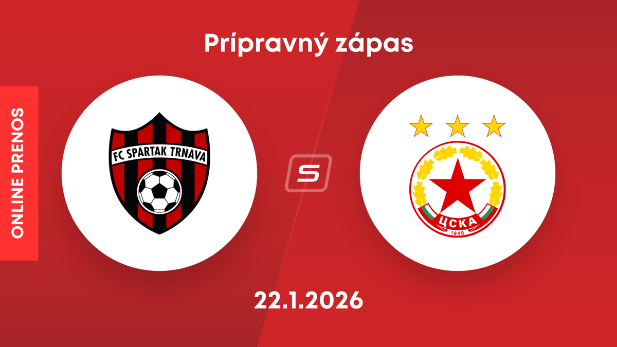 FC Spartak Trnava - CSKA Sofia: ONLINE prenos z prípravného zápasu. 