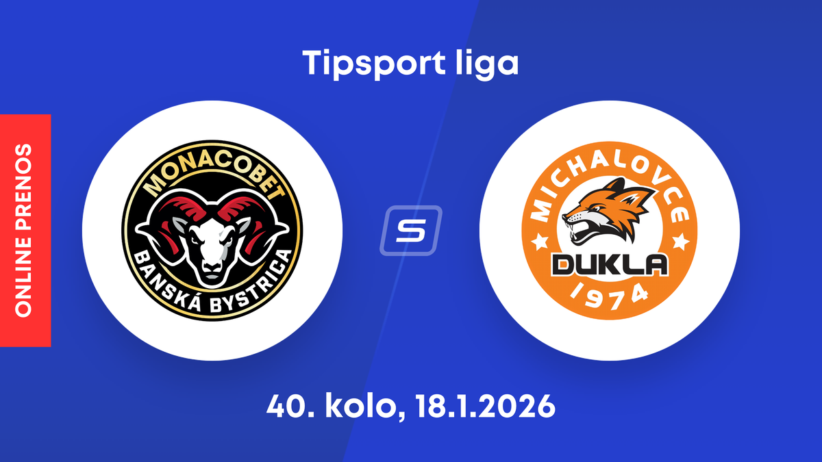 HC MONACObet Banská Bystrica - HK Dukla Michalovce: ONLINE prenos zo zápasu 40. kola Tipsport ligy.